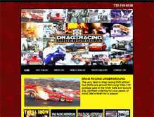 Tablet Screenshot of dragracingunderground.com